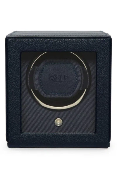 Wolf Cub Single Watch Winder With Cover In Orange