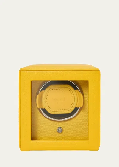 Wolf Cub Single Watch Winder In Yellow