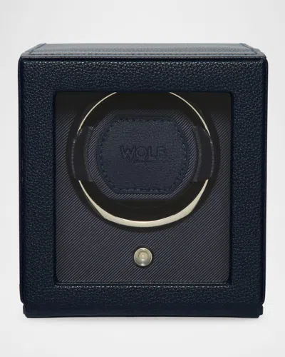 Wolf Cub Watch Winder With Cover In Black
