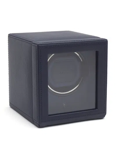 Wolf Cub Watch Winder With Cover In Navy