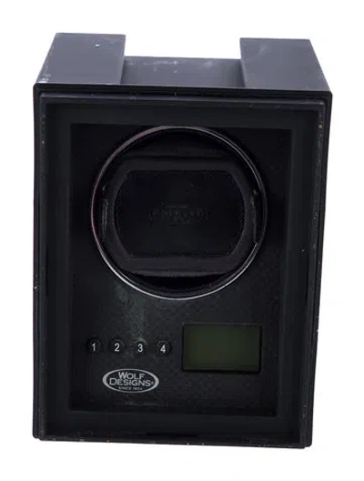 Pre-owned Wolf Designs Single Watch Winder In Silver