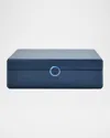 Wolf Earth 5-piece Watch Box With Storage In Midnight Blue
