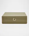 Wolf Earth 5-piece Watch Box With Storage In Olive