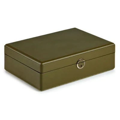 Wolf Earth 5 Piece Watch Box With Storage In Olive
