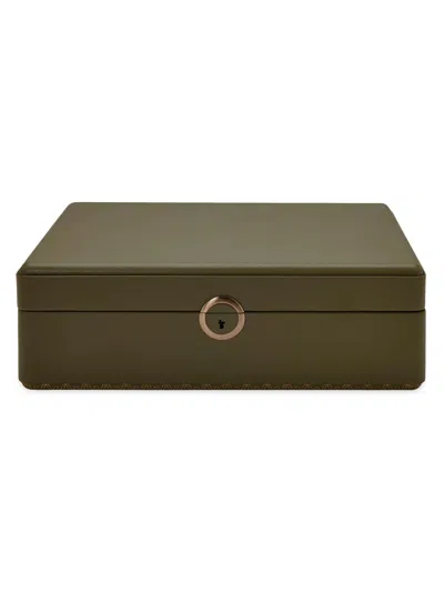 Wolf Earth 5-piece Watch Box In Green