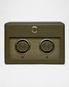 Wolf Earth Double Watch Winder In Olive