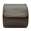 Wolf Earth Single Watch Roll In Coffee