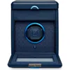 Wolf Earth Single Watch Winder In Midnight Blue