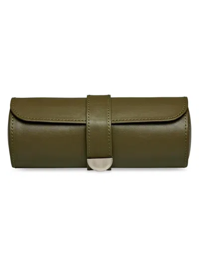 Wolf Earth Triple Watch Roll In Pattern