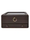 Wolf Earth Watch Stand Box In Brown