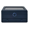 Wolf Earth Watch Stand Box In Midnight Blue