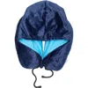 Wolf Essentials Hooded Neck Pillow In Navy