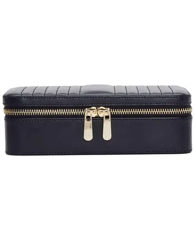 Wolf Handmade Maria Medium Zip Case In Navy