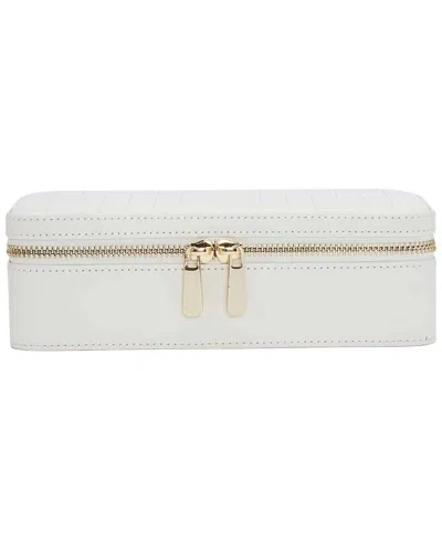 Wolf Handmade Maria Medium Zip Case In White