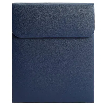 Wolf Heritage 2 Piece Travel Watch Box In Blue
