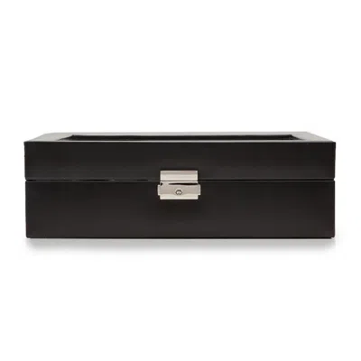 Wolf Heritage 5 Piece Watch Box In Black