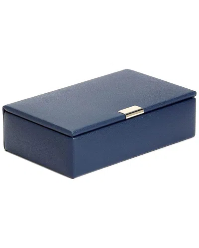 Wolf Heritage 8pc Cufflink Box In Blue