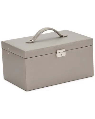 Wolf Heritage Extra Large Jewelry Box In Gray
