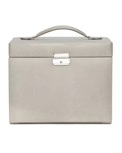 Wolf Heritage Large Jewelry Box In Gray