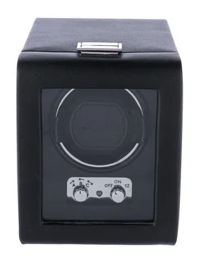 Pre-owned Wolf Heritage Single Watch Winder In Black