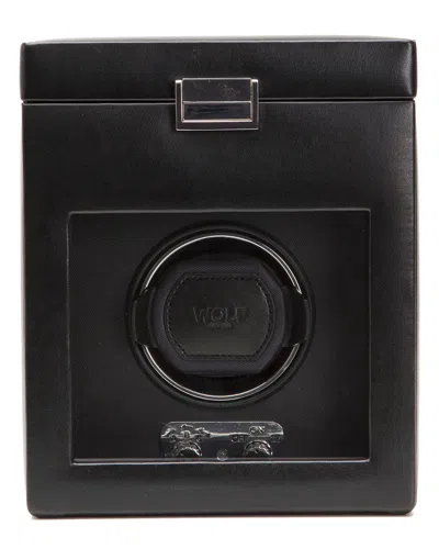 Wolf Heritage Single Winder & Storage In Black