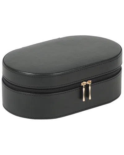 Wolf Heritage Zip Jewelry Case In Black