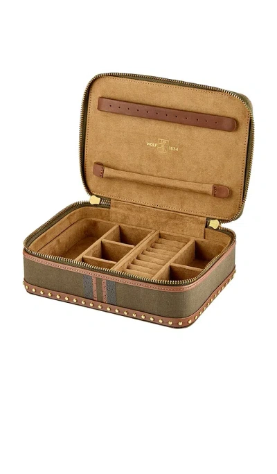 Wolf Ida Travel Zip Jewelry Case With Handle In Multi