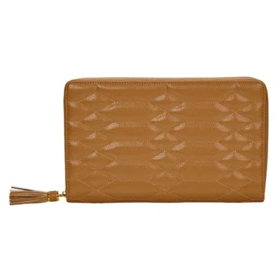 Wolf Lauren Large Portfolio In Caramel