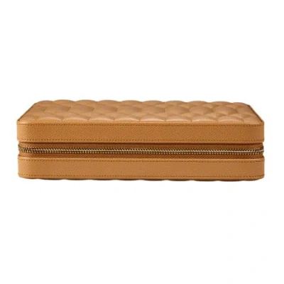 Wolf Lauren Large Zip Case In Caramel