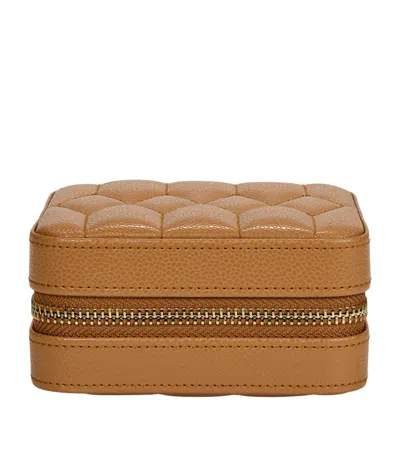 Wolf Lauren Travel Jewellery Case In Brown
