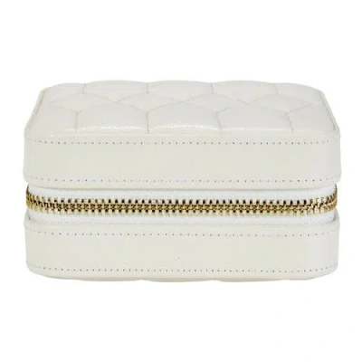 Wolf Lauren Zip Travel Case In Neutral