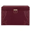 Wolf Liberty Large Jewelry Box In Burgundy