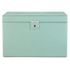 Wolf Liberty Large Jewelry Box In Green