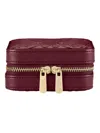 Wolf Liberty Medium Zip Case In Burgundy