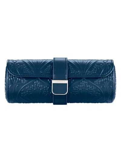 Wolf Liberty Triple Watch Roll In Blue