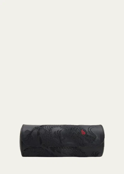 Wolf Lunar Triple Watch Roll In Year Of The Drago
