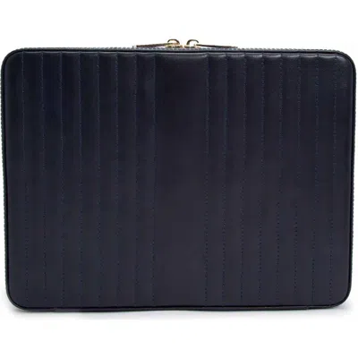 Wolf Maria Large Zip Case In Blue