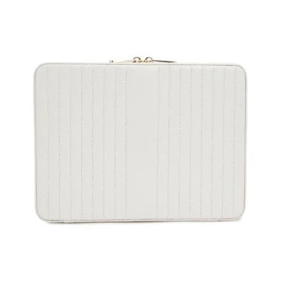 Wolf Maria Large Zip Case In White