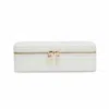 Wolf Maria Medium Leather Jewelry Case In White
