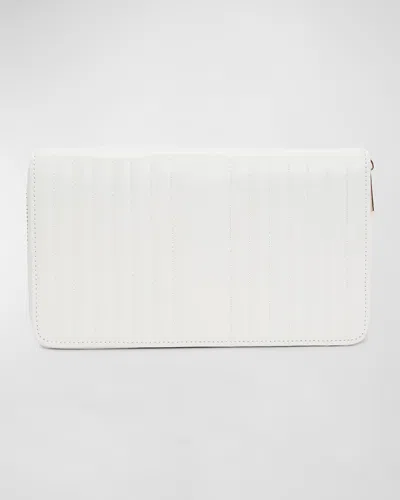 Wolf Maria Quilted Jewelry Portfolio Case In White