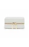 Wolf Maria Small Leather Jewelry Case In White