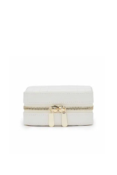 Wolf Maria Small Zip Case In White