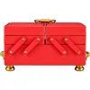 Wolf Marla Aaron Baby Everything Box In Red