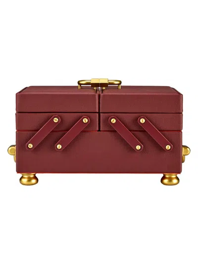 Wolf Marla Aaron Baby Everything Box In Burgundy