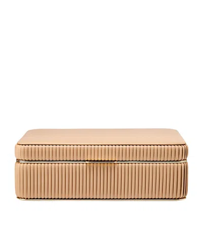 Wolf Medium Bella Jewellery Box In Brown