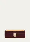 Wolf Men's Philipp Watch & Jewelry Lifestyle Box In Chestnut