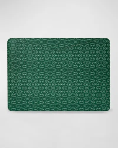 Wolf Men's Signature 16" Laptop Sleeve In Green