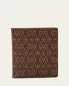 Wolf Men's Signature Id Card Case In Brown
