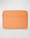 Wolf Men's Signature Laptop Zip Case In Orange