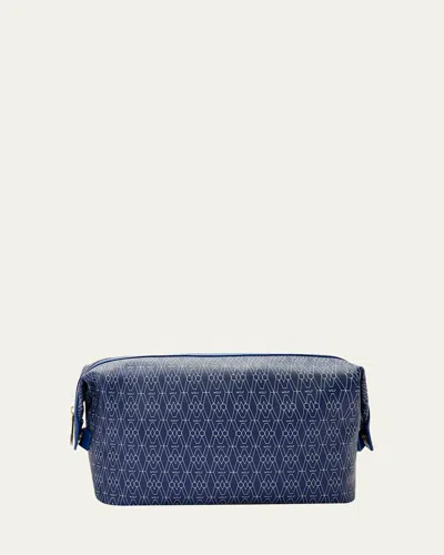 Wolf Men's Signature Washbag In Blue